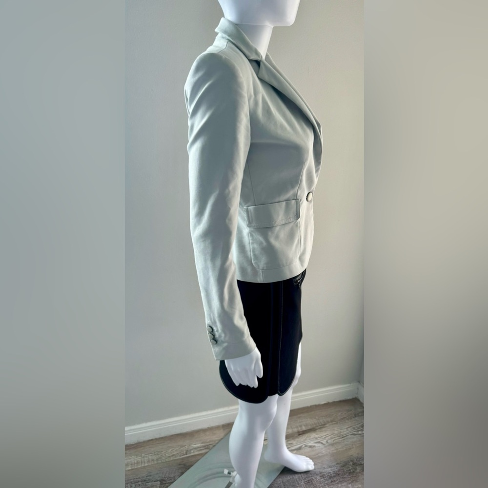 Zara Basic Light Cream One Button Blazer Size Xs.… - image 2